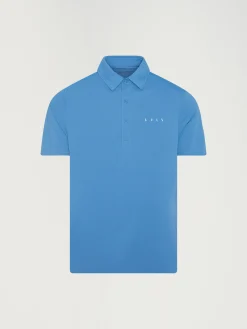 Born Living Yoga T-shirt Polo Sidney Celadon Blue>Hombre Camisetas · Polos