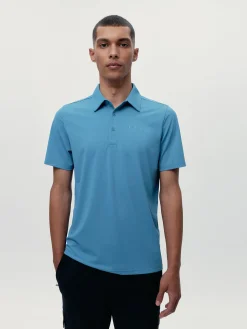 Born Living Yoga T-shirt Polo Sidney Celadon Blue><noscript><img width=