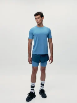 Born Living Yoga T-Shirt Tadjura Celadon Blue><noscript><img width=