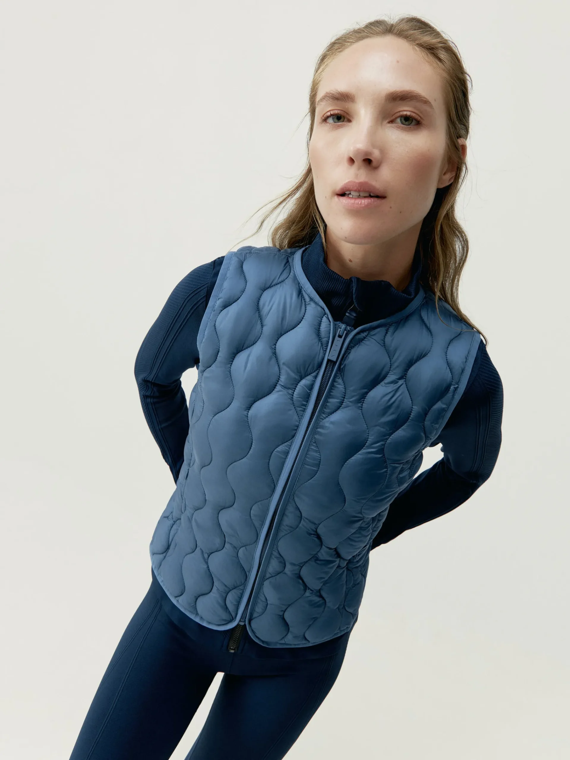 Born Living Yoga Vest Kenal Vintage Blue>Mujer Chalecos