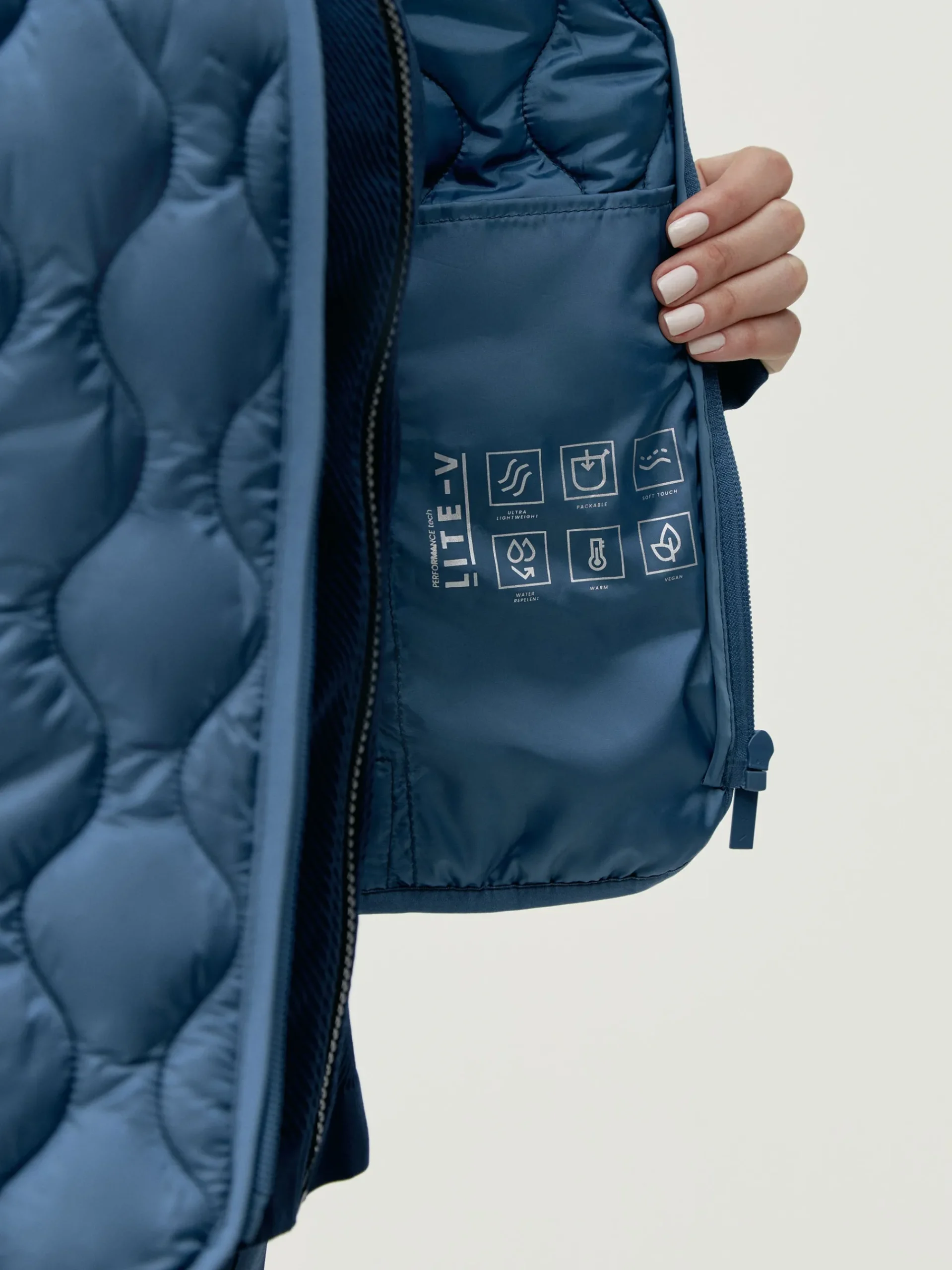 Born Living Yoga Vest Kenal Vintage Blue>Mujer Chalecos