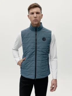 Born Living Yoga Vest Merrit Stormy Grey>Hombre Abrigos · Chaquetas|Chalecos